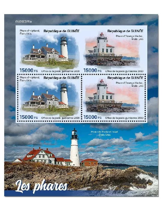 n° 10776/10777 - Timbre GUINEE Poste