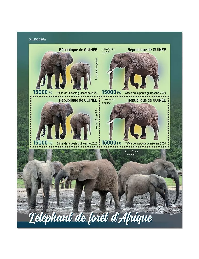 n° 10792/10793 - Timbre GUINEE Poste