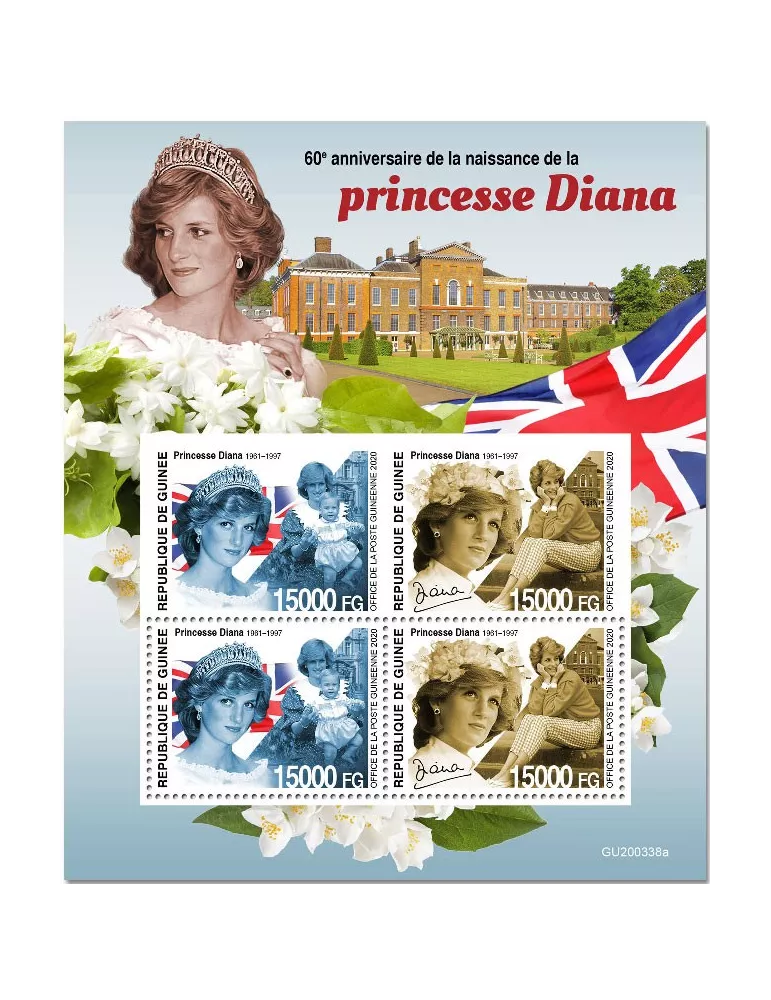 n° 10812/10813 - Timbre GUINEE Poste