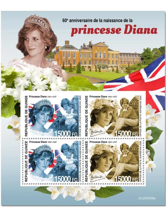 n° 10812/10813 - Timbre GUINEE Poste