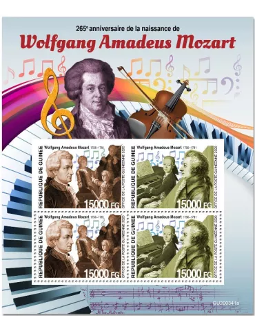 n° 10818/10819 - Timbre GUINEE Poste