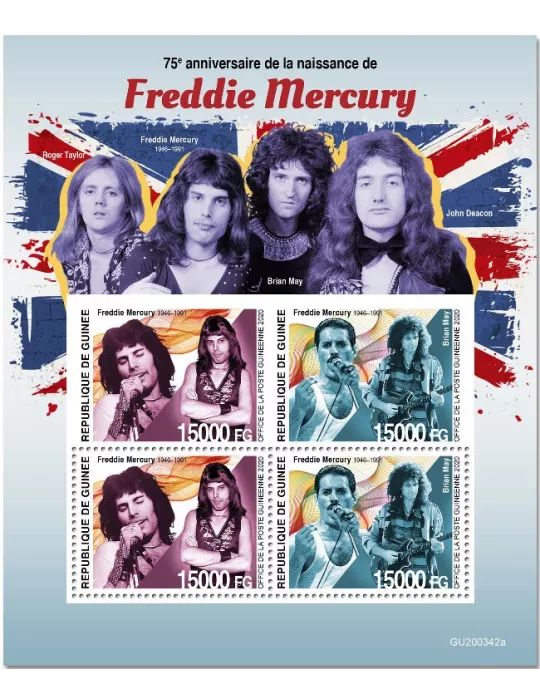 n° 10820/10821 - Timbre GUINEE Poste