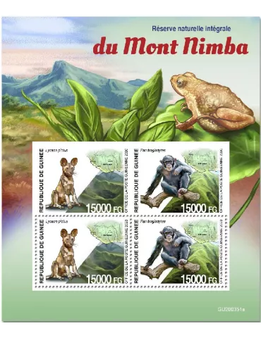 n° 10838/10839 - Timbre GUINEE Poste