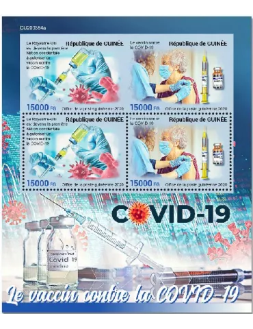 n° 10844/10845 - Timbre GUINEE Poste