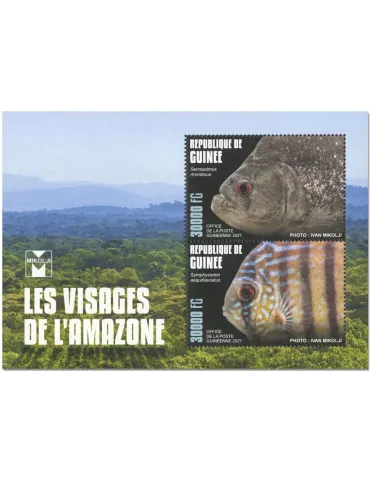 n° 10880/10881 - Timbre GUINEE Poste