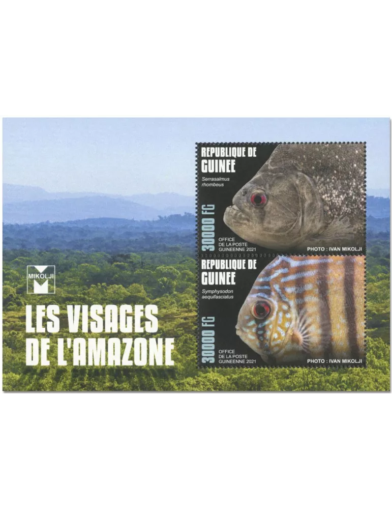 n° 10880/10881 - Timbre GUINEE Poste