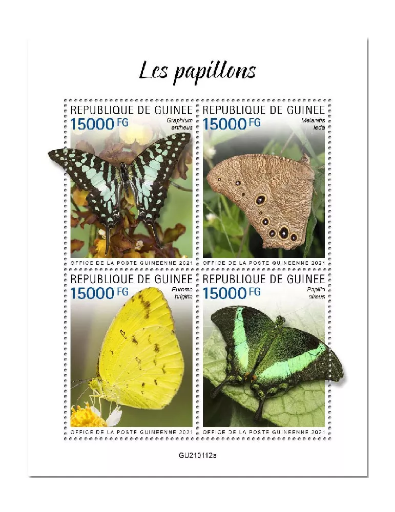 n° 10890/10893 - Timbre GUINEE Poste