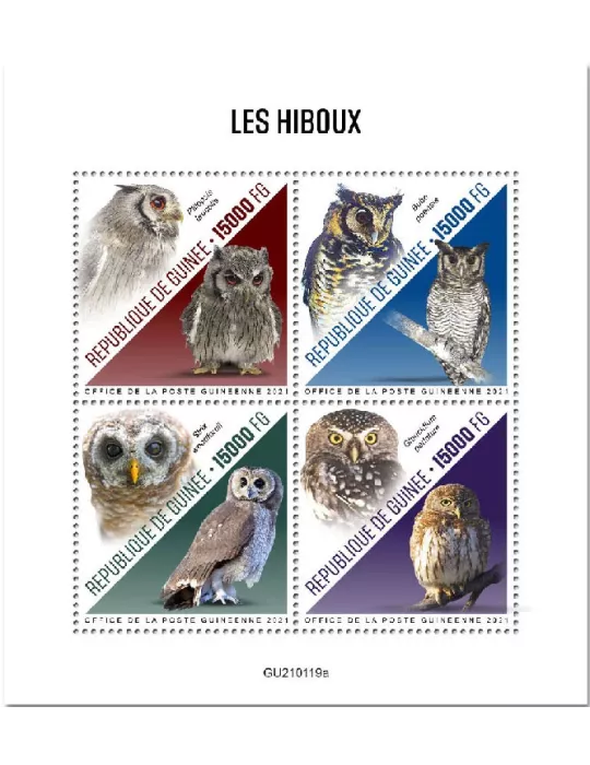 n° 10916/10919 - Timbre GUINEE Poste