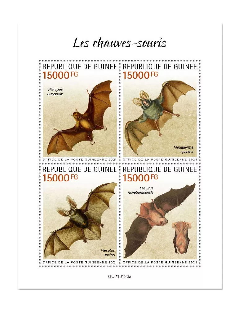 n° 10932/10935 - Timbre GUINEE Poste