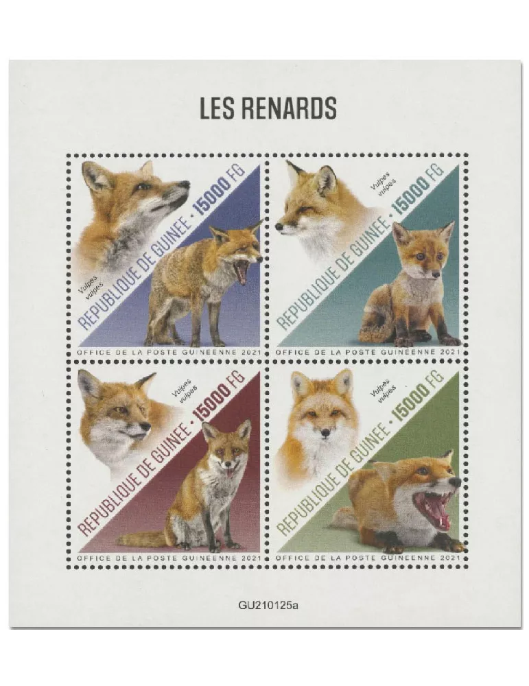 n° 10940/10943 - Timbre GUINEE Poste