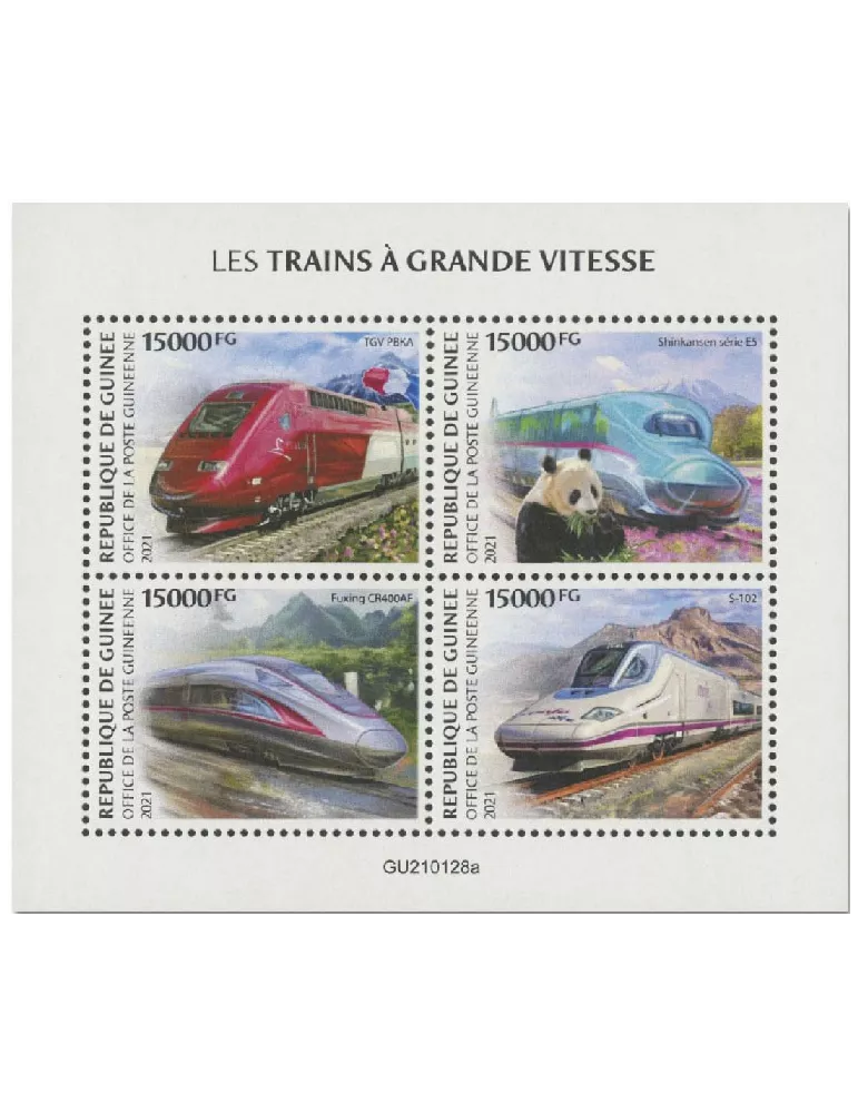 n° 10952/10955 - Timbre GUINEE Poste