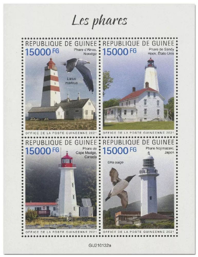 n° 10968/10971 - Timbre GUINEE Poste
