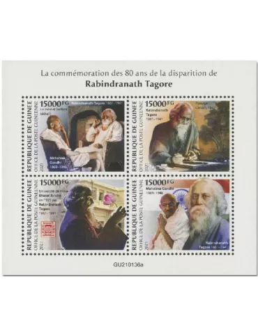 n° 10984/10987 - Timbre GUINEE Poste