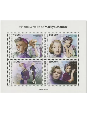 n° 10988/10991 - Timbre GUINEE Poste