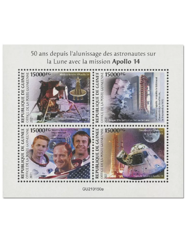 n° 11040/11043 - Timbre GUINEE Poste