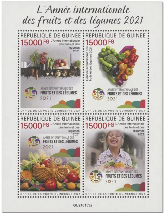 n° 11052/11055 - Timbre GUINEE Poste
