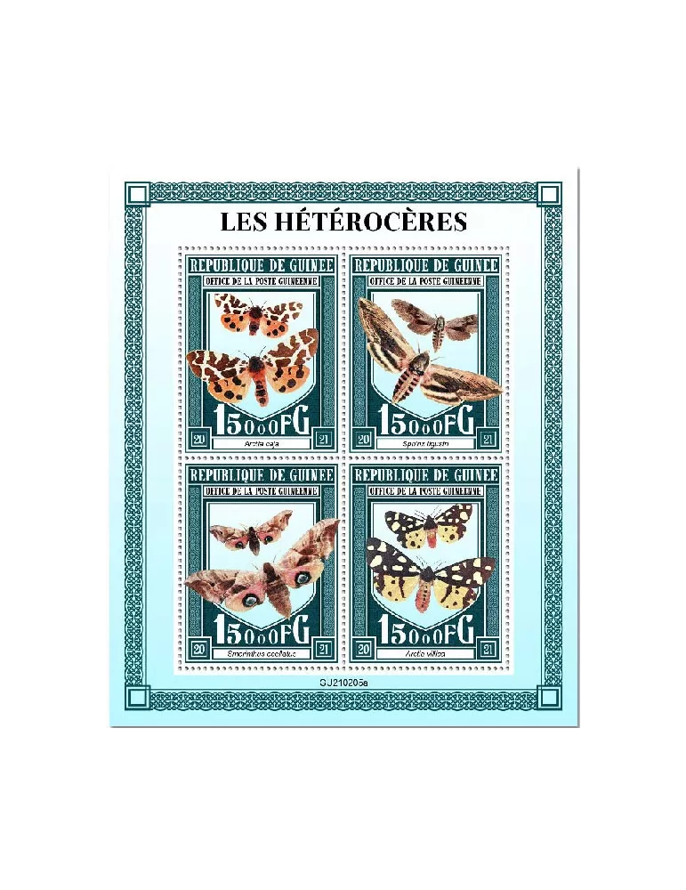 n° 11076/11079 - Timbre GUINEE Poste