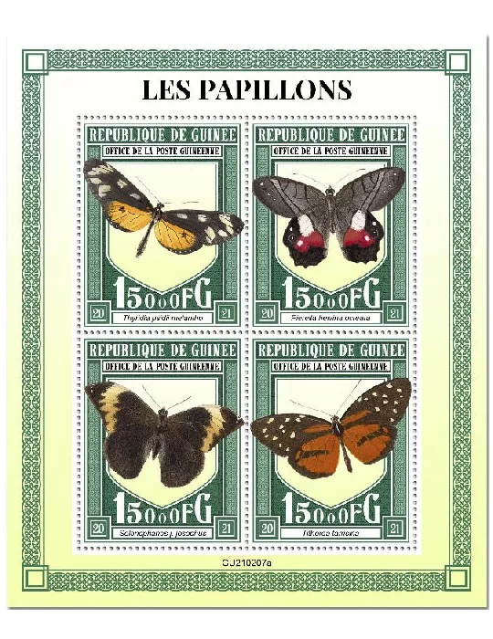 n° 11084/11087 - Timbre GUINEE Poste