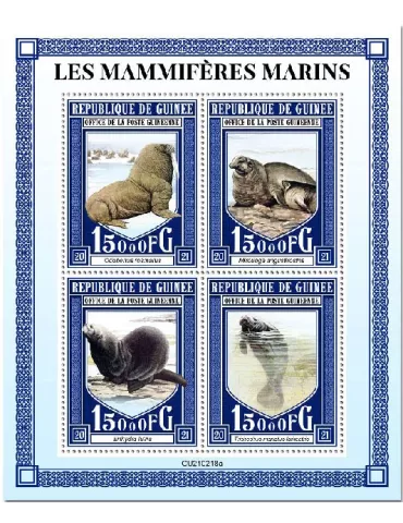 n° 11128/11131 - Timbre GUINEE Poste