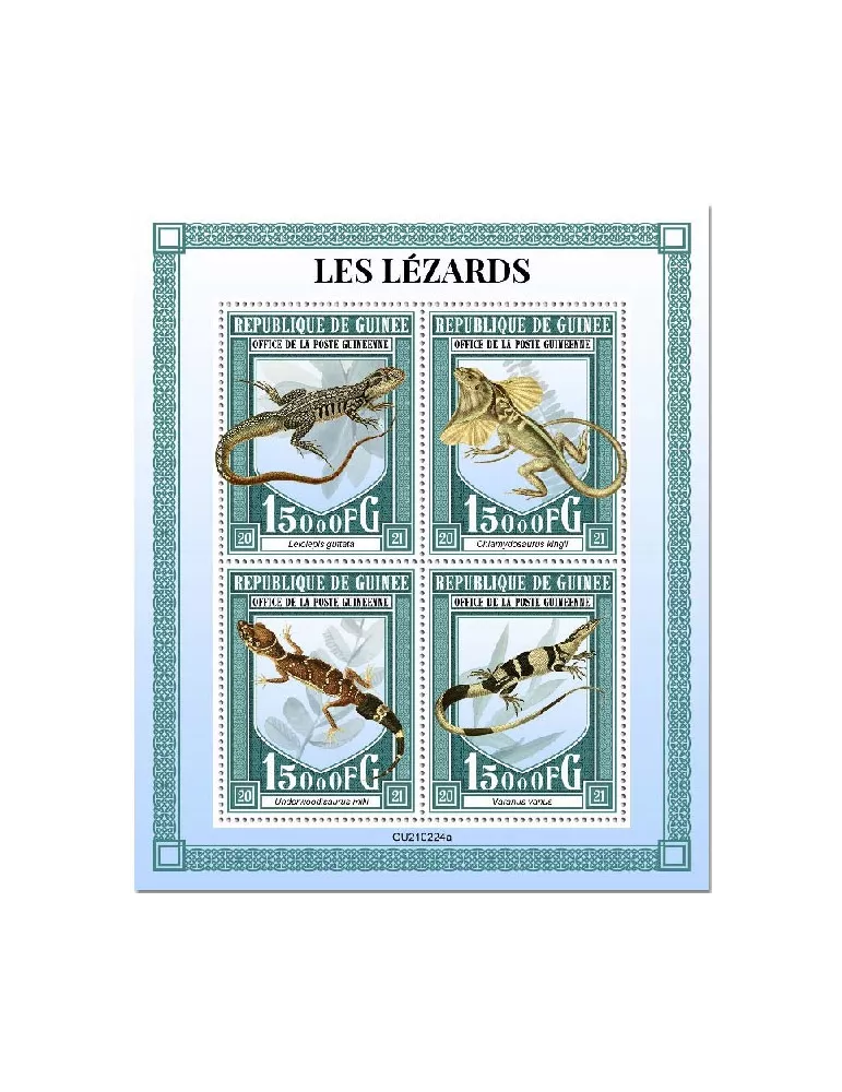 n° 11152/11155 - Timbre GUINEE Poste