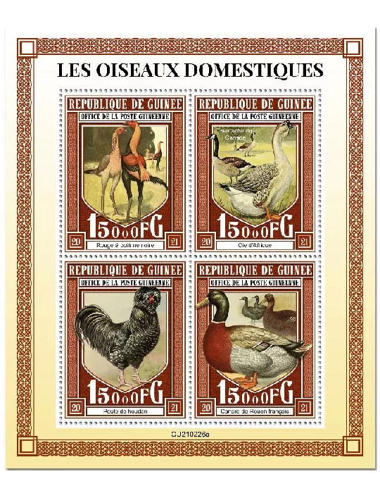 n° 11160/11163 - Timbre GUINEE Poste