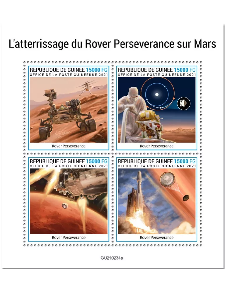 n° 11192/11195 - Timbre GUINEE Poste