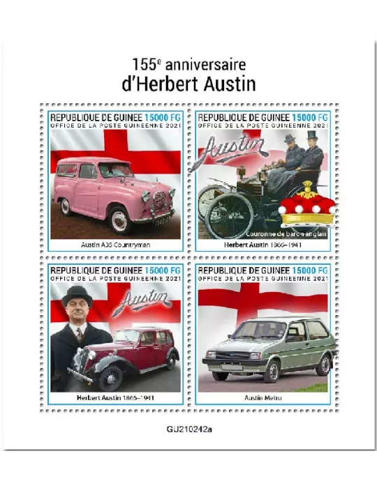 n° 11224/11227 - Timbre GUINEE Poste