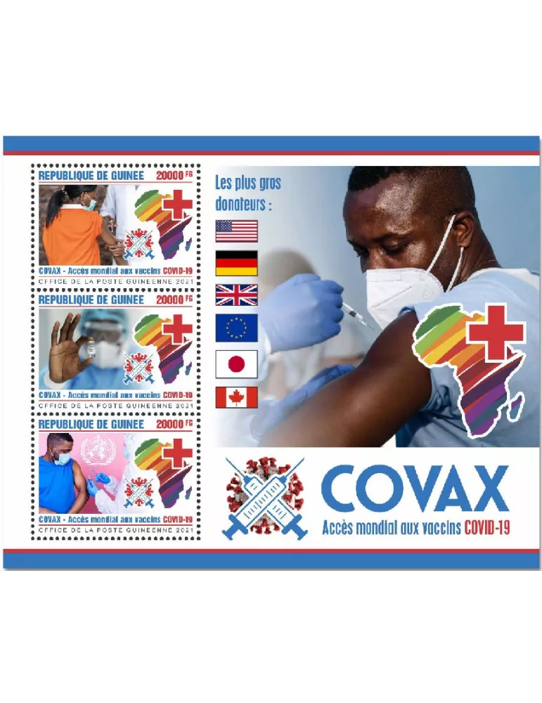 n° 11288/11290 - Timbre GUINEE Poste