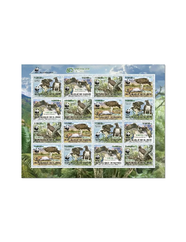 n° 11319/11322 - Timbre GUINEE Poste