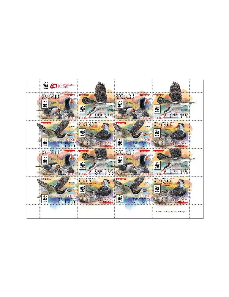 n° 11331/11334 - Timbre GUINEE Poste