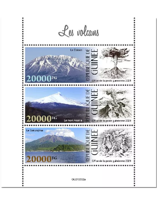 n° 11351/11353 - Timbre GUINEE Poste