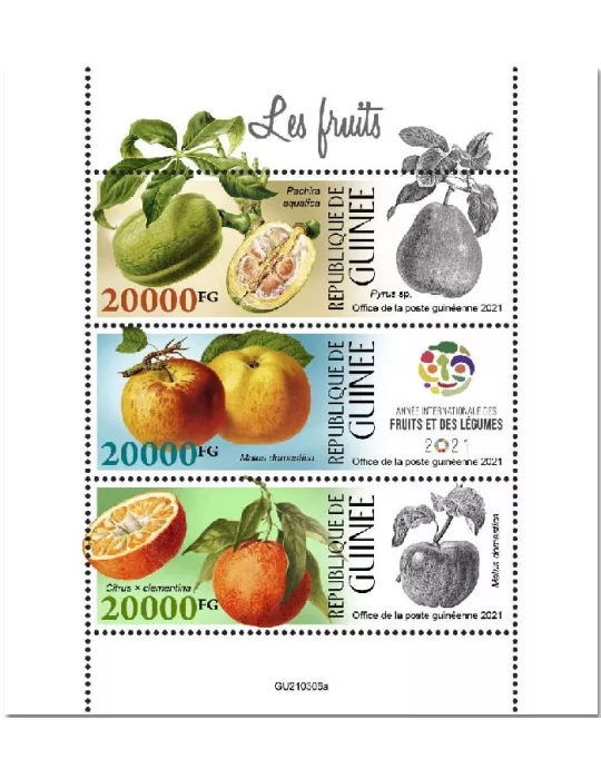 n° 11368/11370 - Timbre GUINEE Poste