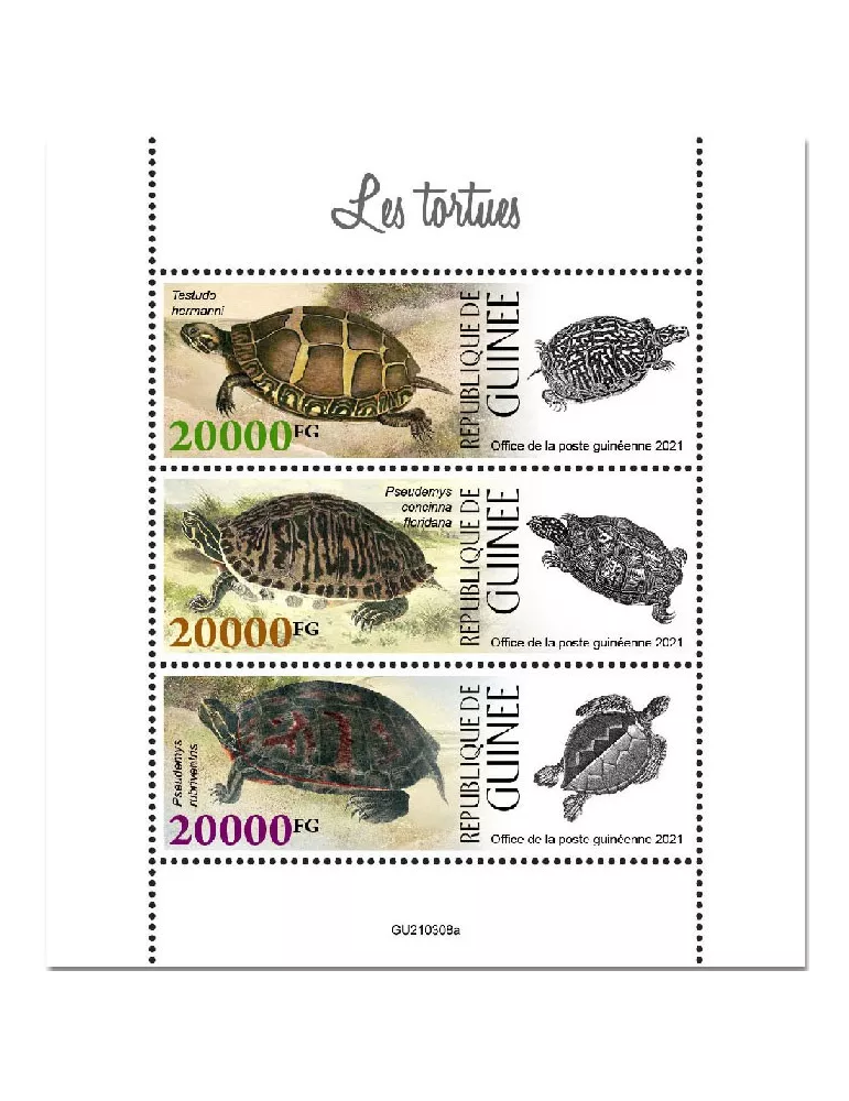 n° 11374/11376 - Timbre GUINEE Poste