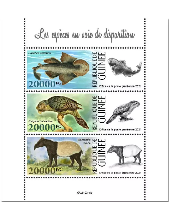 n° 11398/11400 - Timbre GUINEE Poste