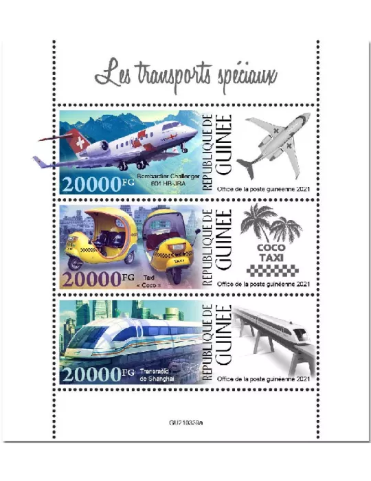 n° 11441/11443 - Timbre GUINEE Poste