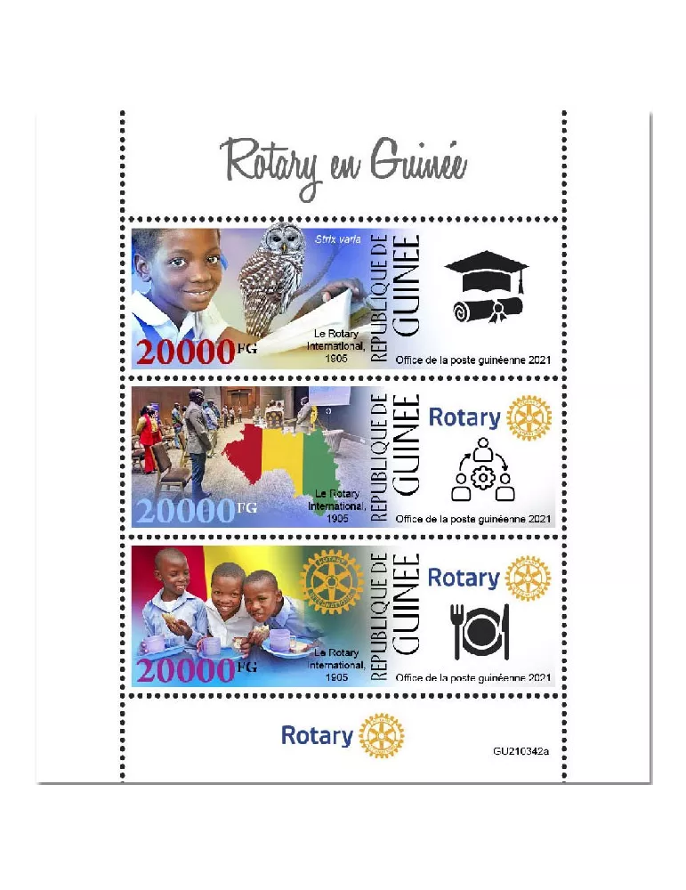 n° 11450/11452 - Timbre GUINEE Poste