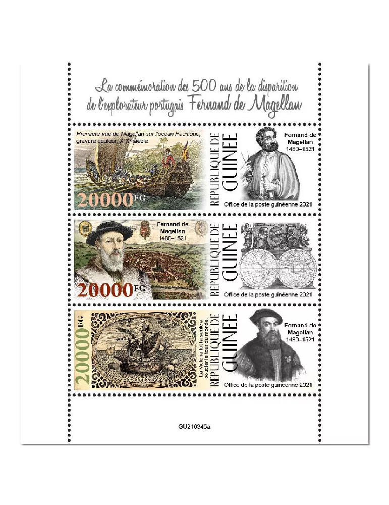 n° 11459/11461 - Timbre GUINEE Poste