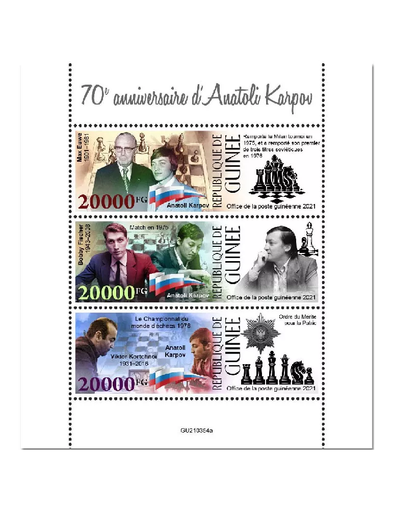 n° 11489/11491 - Timbre GUINEE Poste