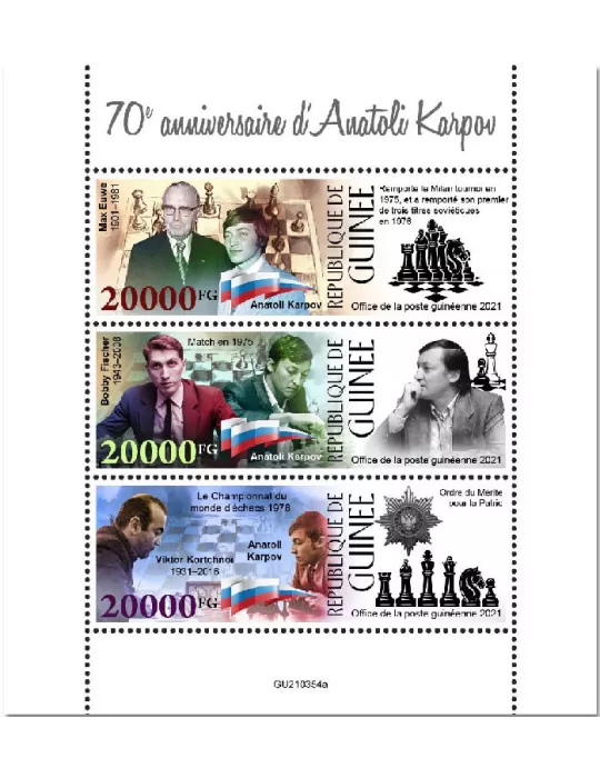 n° 11489/11491 - Timbre GUINEE Poste