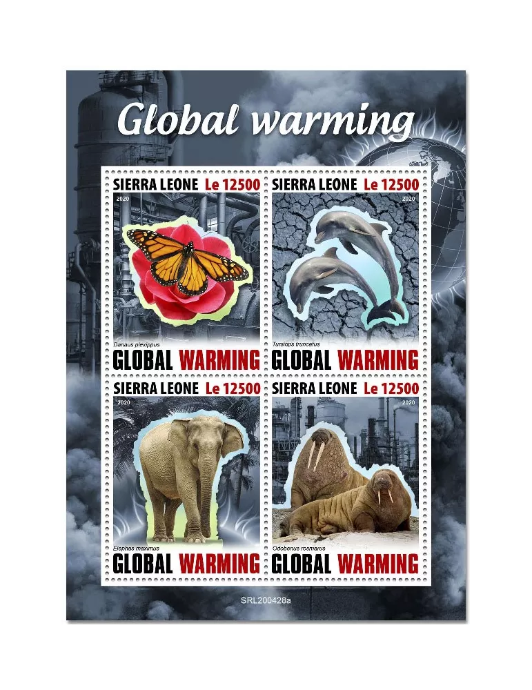 n° 10007/10010 - Timbre SIERRA LEONE Poste