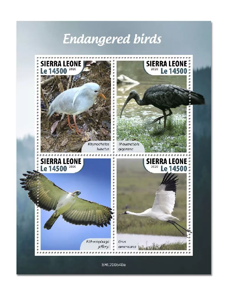 n° 10347/10350 - Timbre SIERRA LEONE Poste