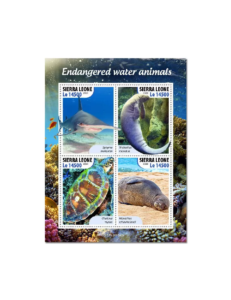 n° 10355/10358 - Timbre SIERRA LEONE Poste