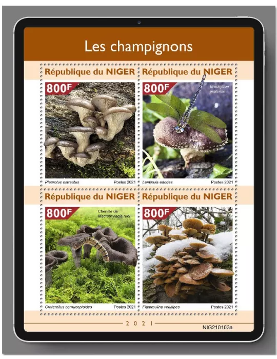 n° 5986/5989 - Timbre NIGER Poste