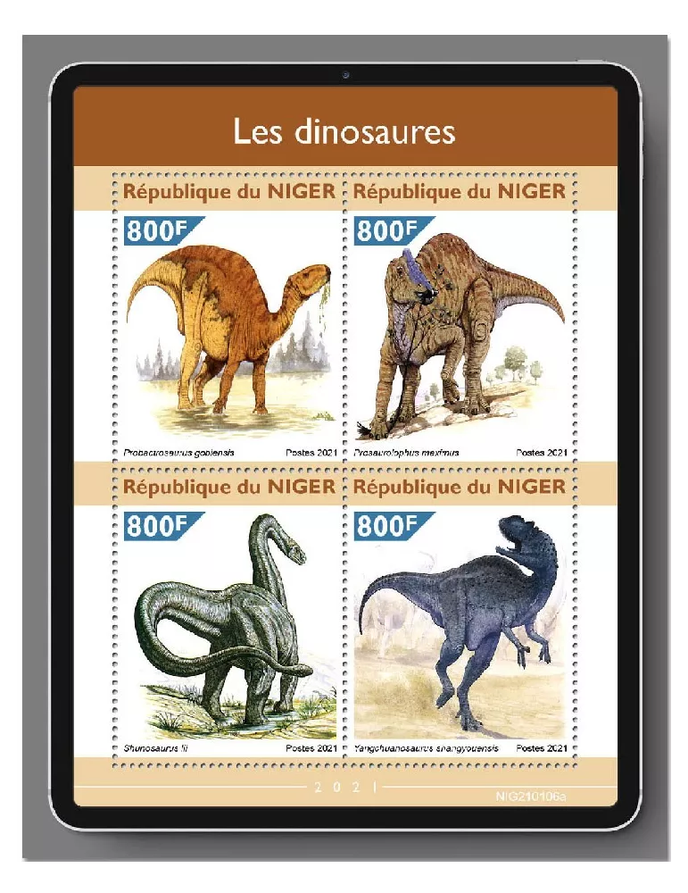 n° 5998/6001 - Timbre NIGER Poste