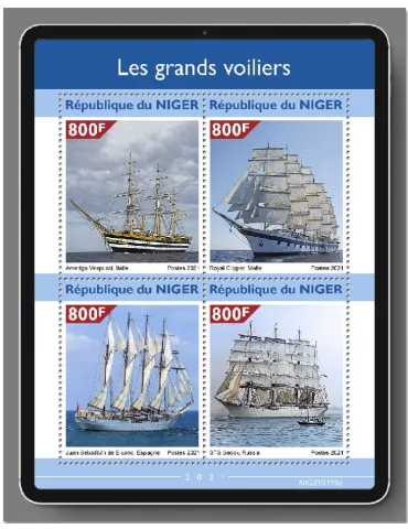 n° 6046/6049 - Timbre NIGER Poste