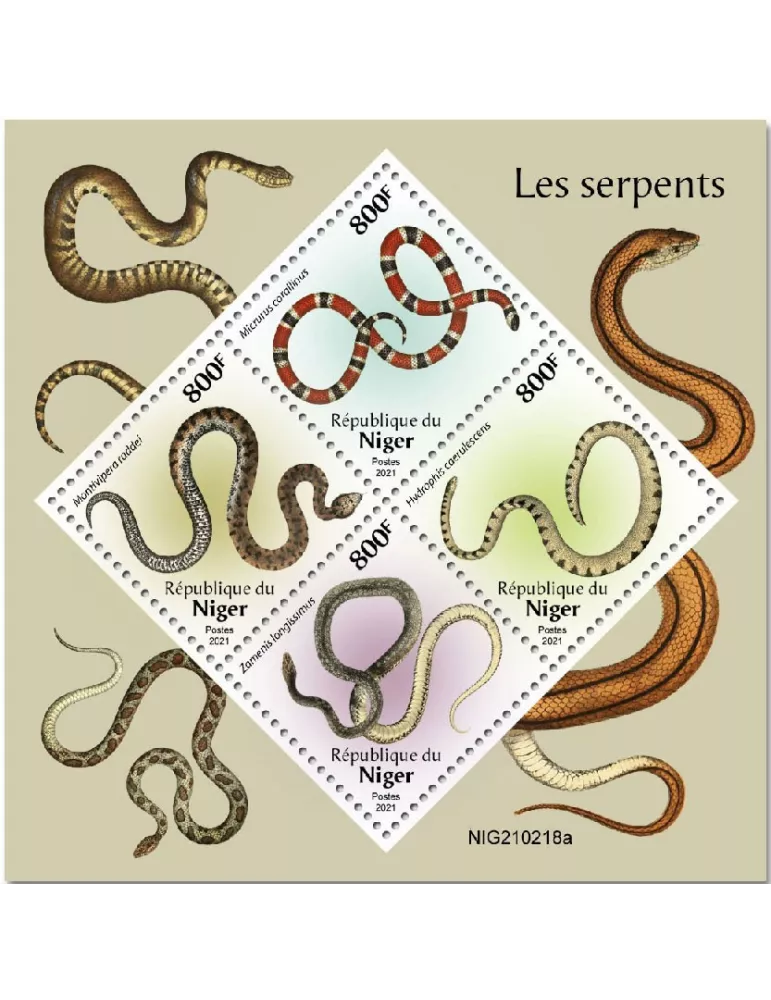 n° 6214/6217 - Timbre NIGER Poste