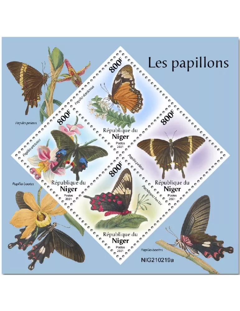 n° 6218/6221 - Timbre NIGER Poste