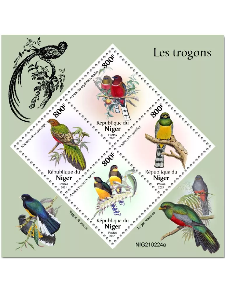 n° 6238/6241 - Timbre NIGER Poste