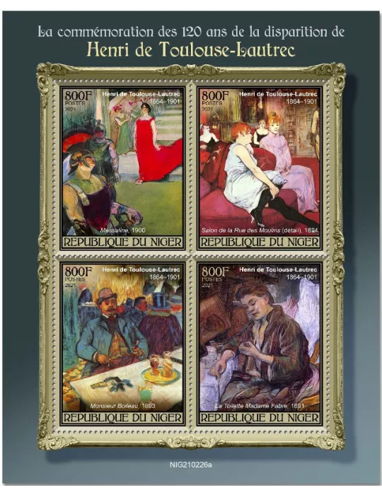 n° 6246/6249 - Timbre NIGER Poste