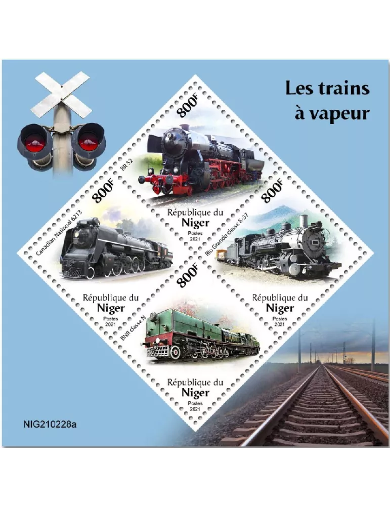 n° 6254/6257 - Timbre NIGER Poste